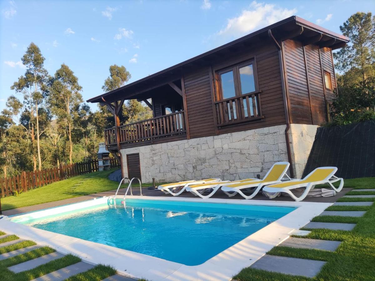 Quinta Da Resteva-Chale Do Rio Vieira do Minho Bagian luar foto