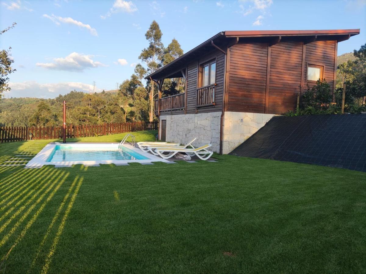 Quinta Da Resteva-Chale Do Rio Vieira do Minho Bagian luar foto